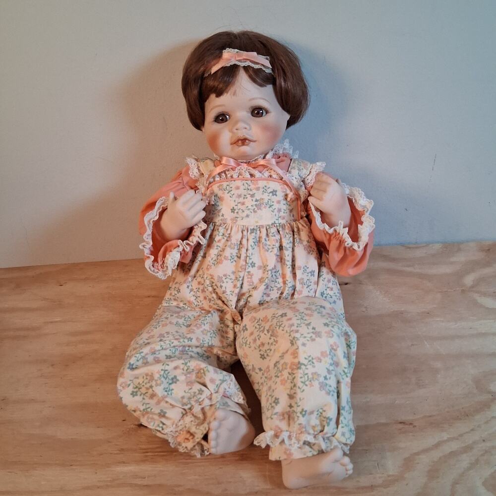 SARA Vintage 1990 Hamilton Heritage Baby Doll by Connie Walser Derek Collection
